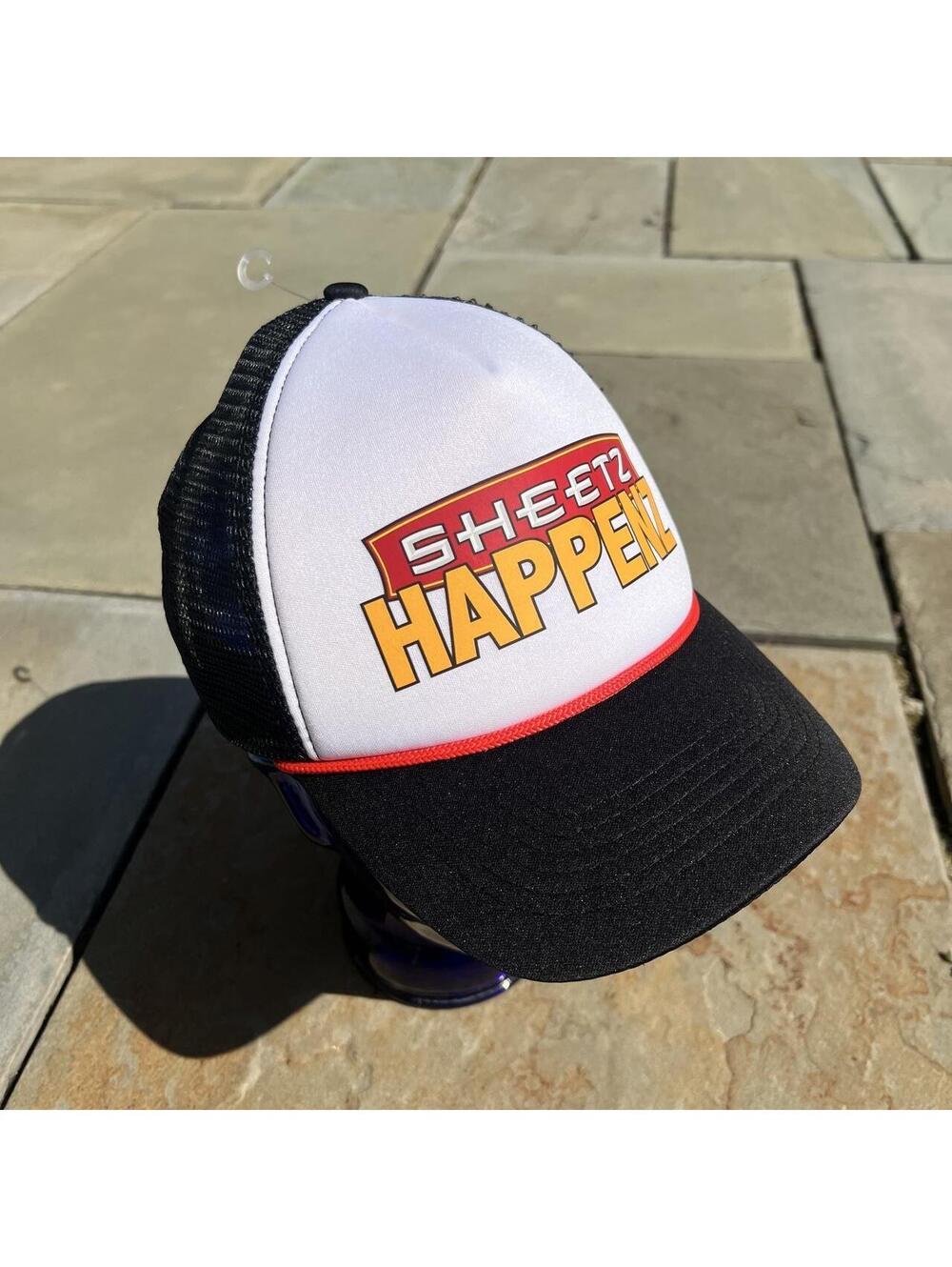 Sheetz Happenz Black/White Trucker Hat